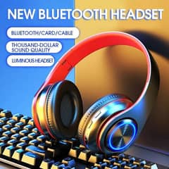 B39 wireless Bluetooth headphones with rgb lights