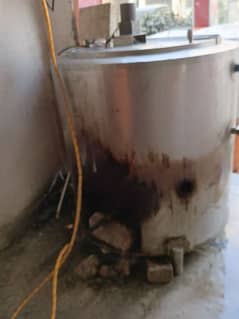 milk boiler for sale 120 liter wala hai