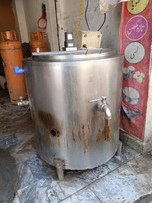 milk boiler for sale 120 liter wala hai 1