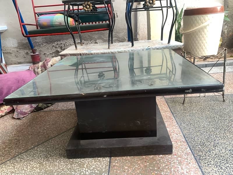 center table with 2 side tables 0