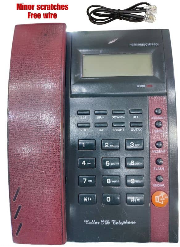 Land line Telephone set Refurbished (MIX MODELS) 6