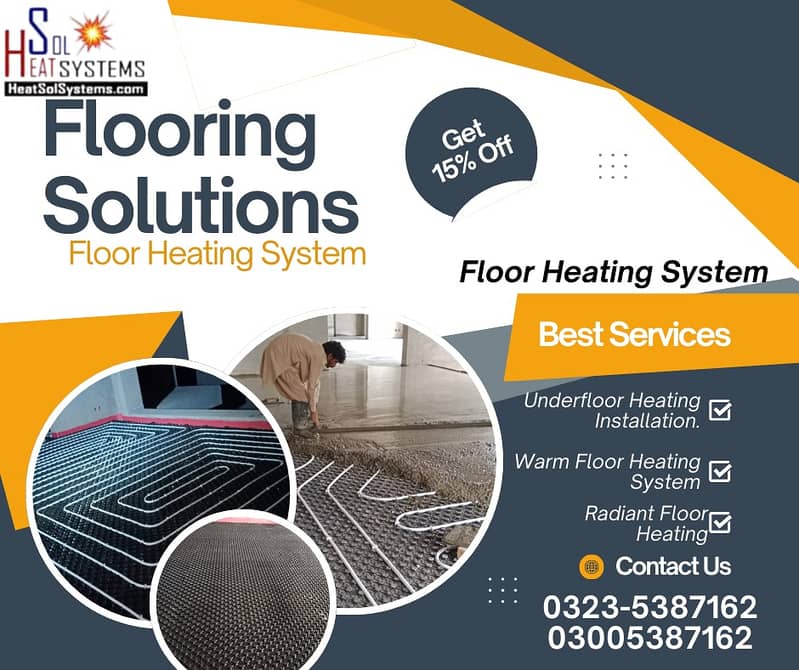 Floor Heating Installation system -Radiators - Boilers-Floor Heating 1