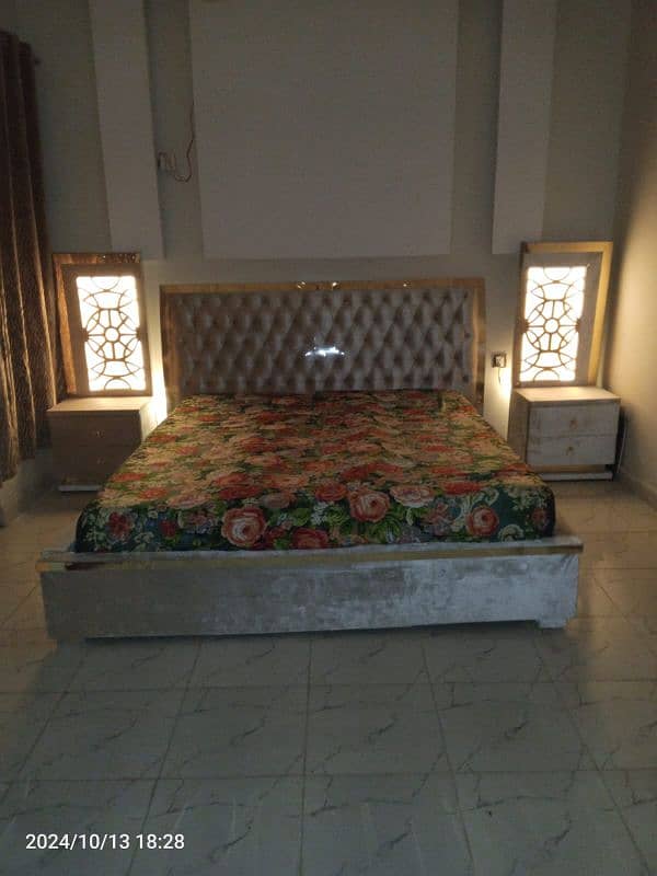 king size/ double bed/with mattress 03352266452 7