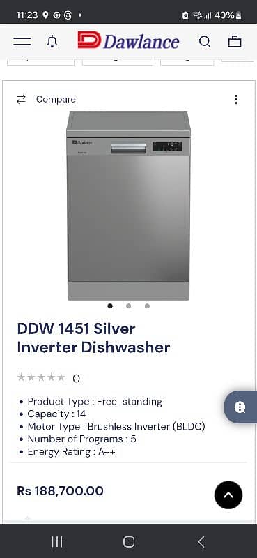 Brand new Dawlance dish washer with warranty 4