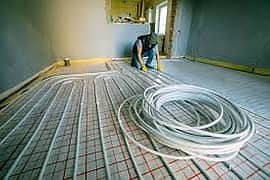 Under Floor Heating Installation system -Radiators - Boilers underflor 1