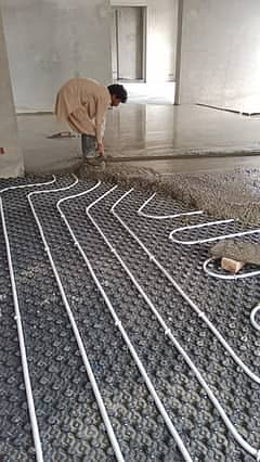 Under Floor Heating Installation system -Radiators - Boilers underflor 6