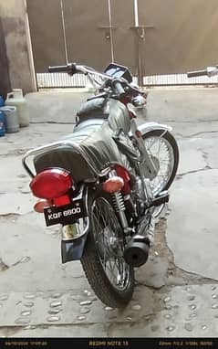 CG125 - 900 km only with golden numbers