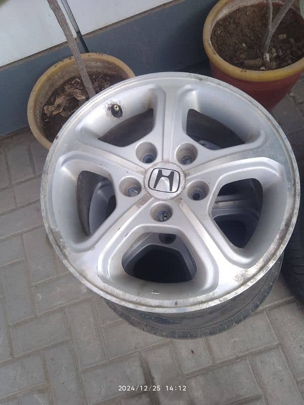 15 inch Original HONDA Reborn Alloy Rims Set. 0