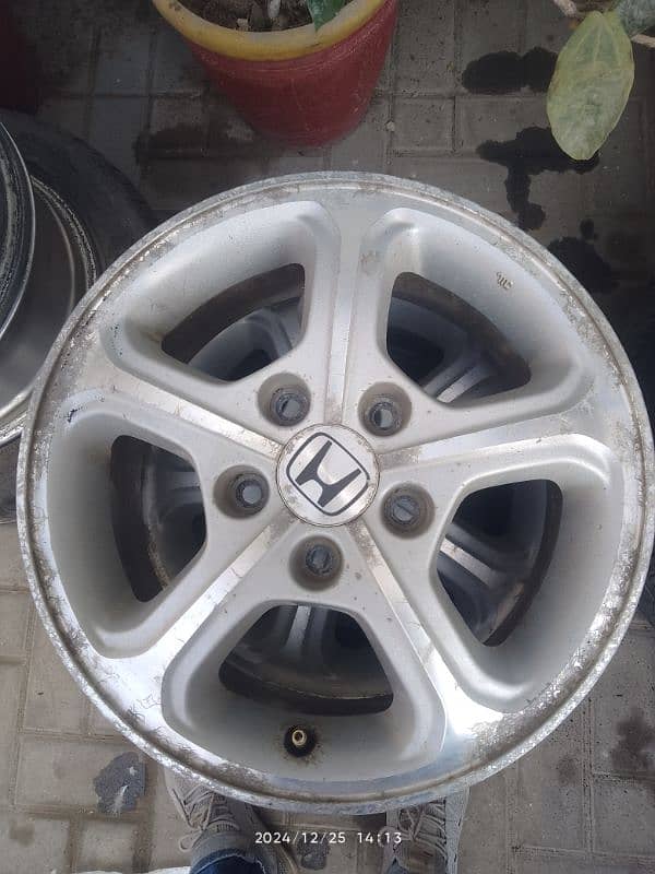 15 inch Original HONDA Reborn Alloy Rims Set. 1