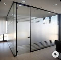 Aluminium window/upvc door/glass work/partition/upvc window/cabine