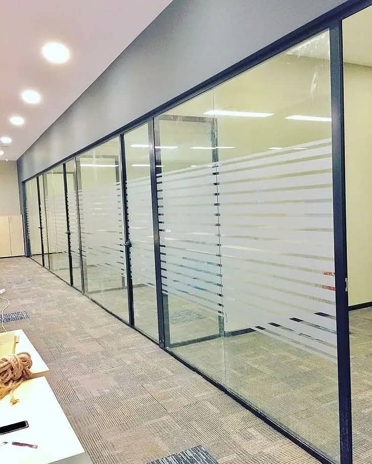 Aluminium window/upvc door/glass work/partition/upvc window/cabine 3