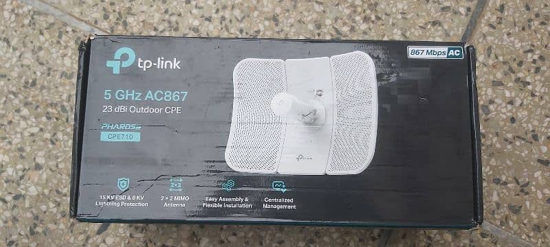 New Box Pack TP-Link CPE 710 AC Dish for Sale. 1