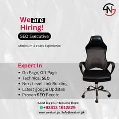 SEO Expert Required | Office Based Job | Full time