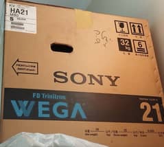 Slim Sony Wega HA21M80 | 21-Inch FD Trinitron | Color TV (Packed)