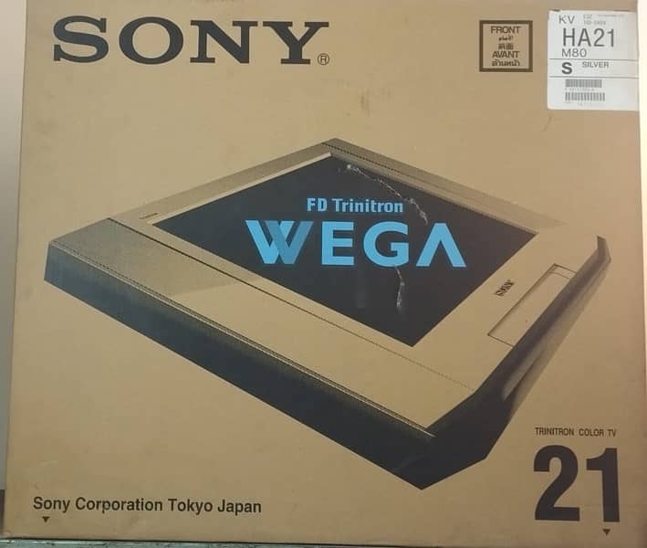 Slim Sony Wega HA21M80 | 21-Inch FD Trinitron | Color TV (Packed) 0