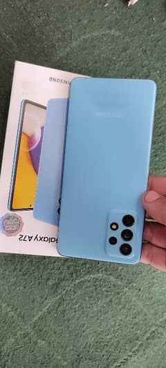 Samsung a72 with box