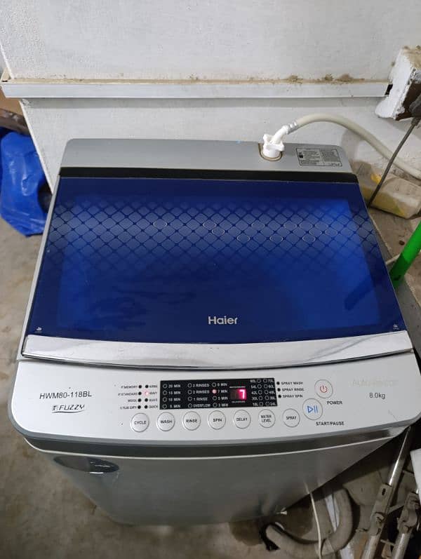 Haier Fully Automatic Washing Machine 8kg 1