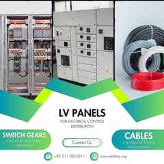 Switch Gears | LV Panels | Cables (Control & Power) | Tech & Tray