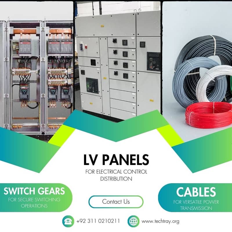 Switch Gears | LV Panels | Cables (Control & Power) | Tech & Tray 0