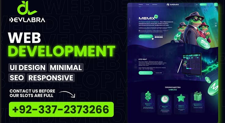 Web Development mobile app-website design-wordpress, Digital marketing 7