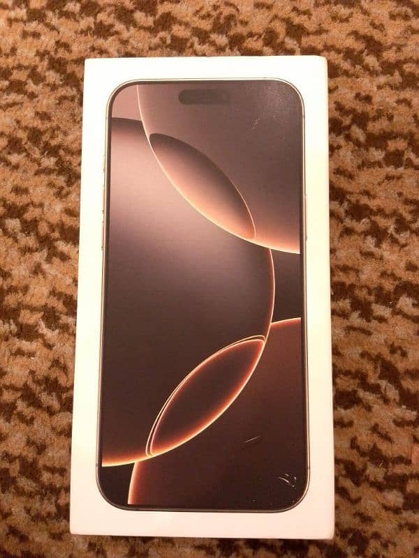 I phone 16 pro max 256gb non PTA 0