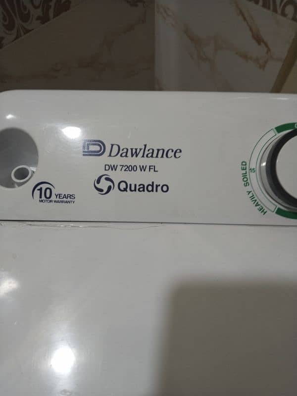 Dawlance singal washing machine new 5