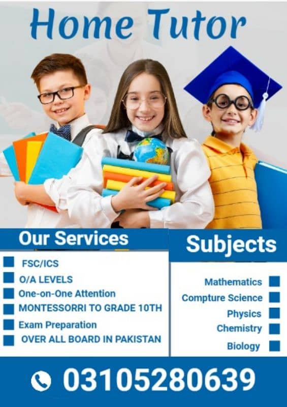 Home tutors and online tutors available 0