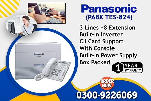 Panasonic PABX (3+8) In DHA 0