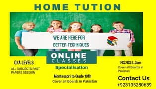 HOME TUTOR/ ONLINE TUTOR