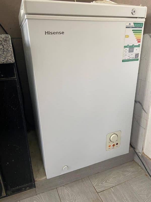 Hisense Single Door Deep Freezer Compact and Reliable Freezing 0