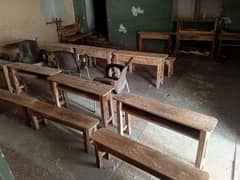 school almost new good looking tables each pair 1500