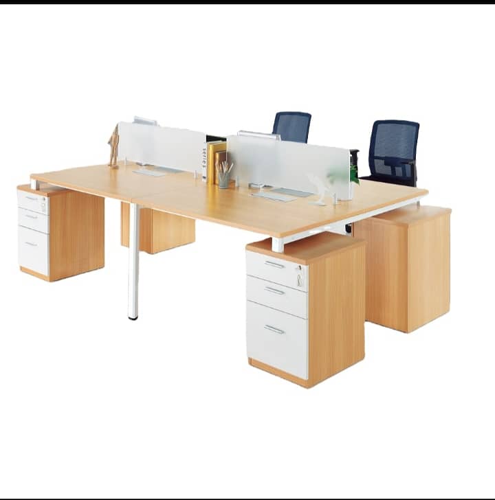 4 Persons Workstation With Draws, CO-Workstation ( Office Furniture ) 12