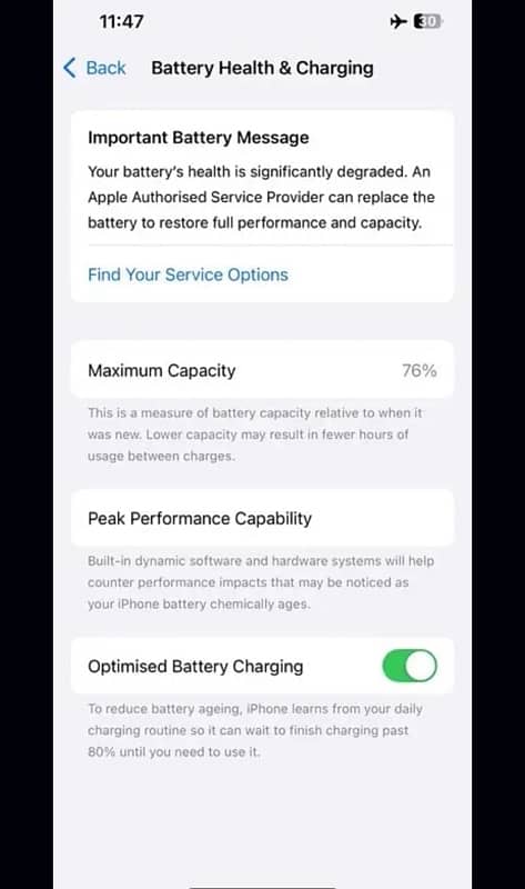 Iphone 13 Non PTA factory unlock battery 76 7