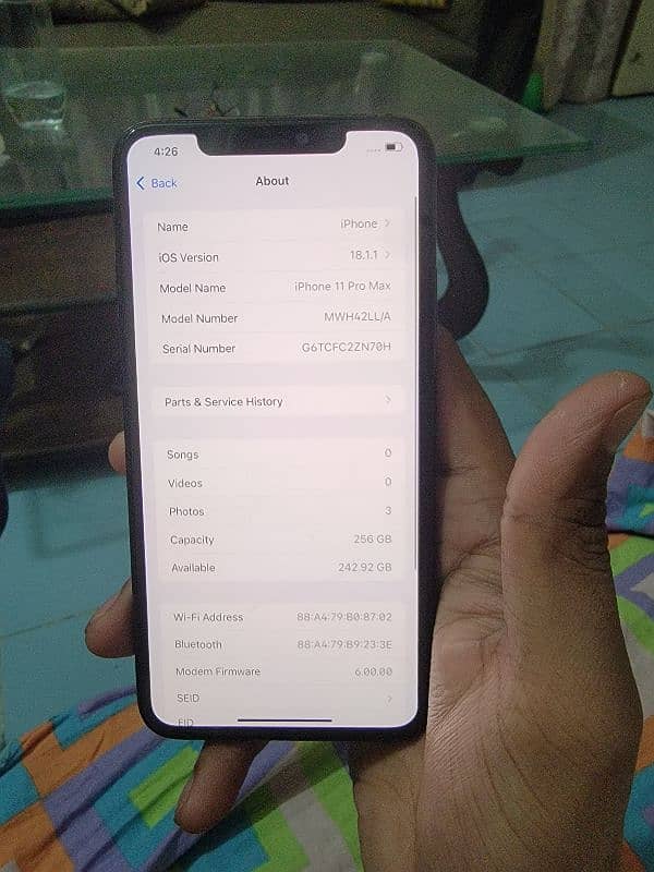 iphone 11 pro max 256gb fu 7