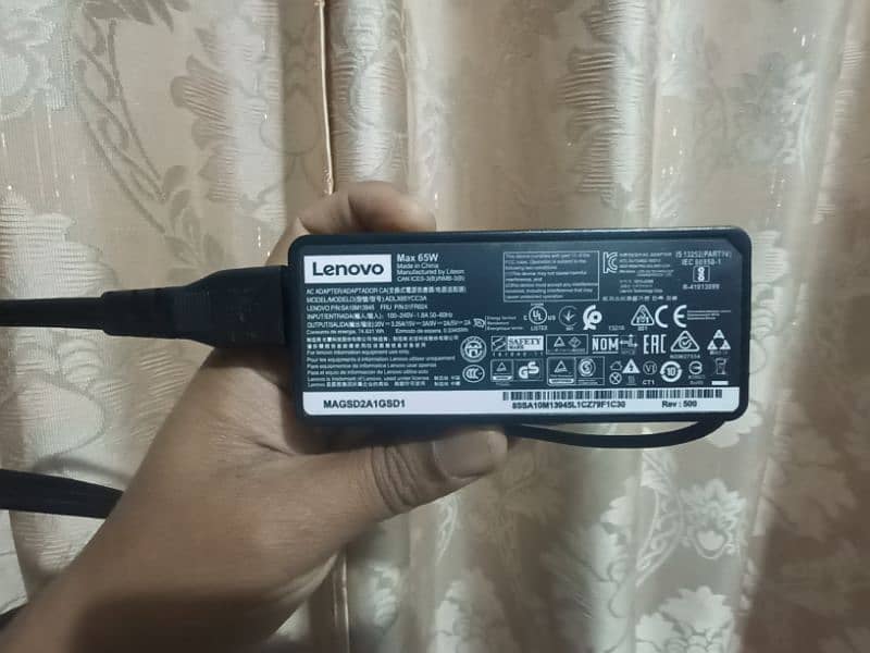 lenovo 65 watt type c charger 0