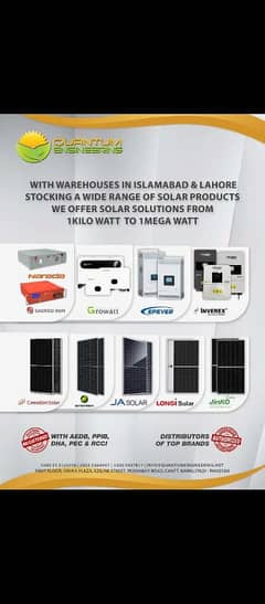 Solar products available at whole rate