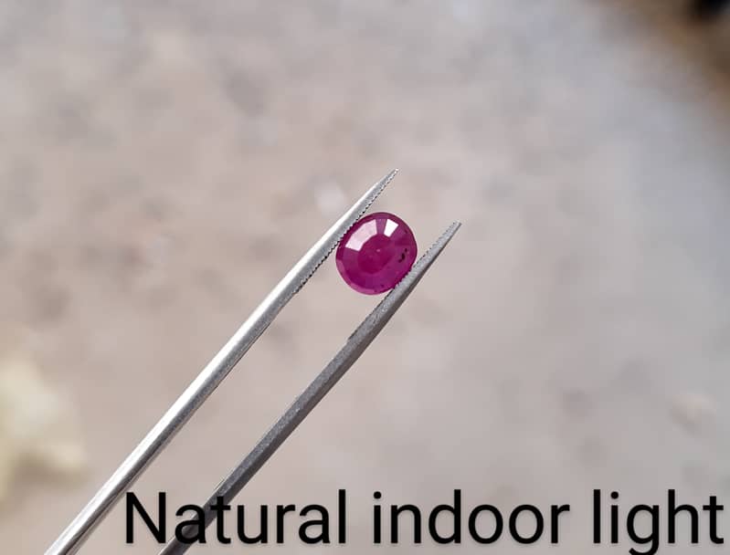 Natural UNHEATED/UNTREATED Ruby 3