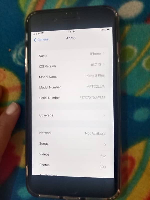 iphone 8plus jv nonpta 86battery health 2