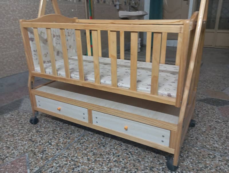 Imported Wooden Baby Cot 1