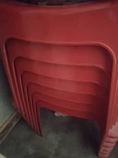 plastic chairs