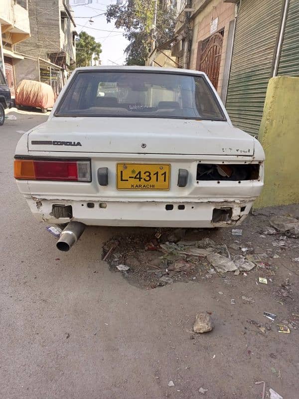 Toyota Corolla GLI 1982 recondition 1986 3