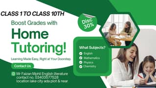 home tuotiting service from class 1 to 10th