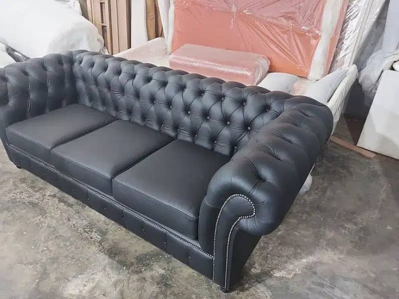 Office Sofas in Leather, Sofa Set ( With 10 Years Warranty ) 2