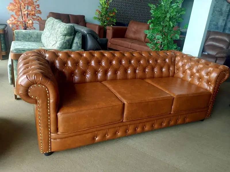 Office Sofas in Leather, Sofa Set ( With 10 Years Warranty ) 8