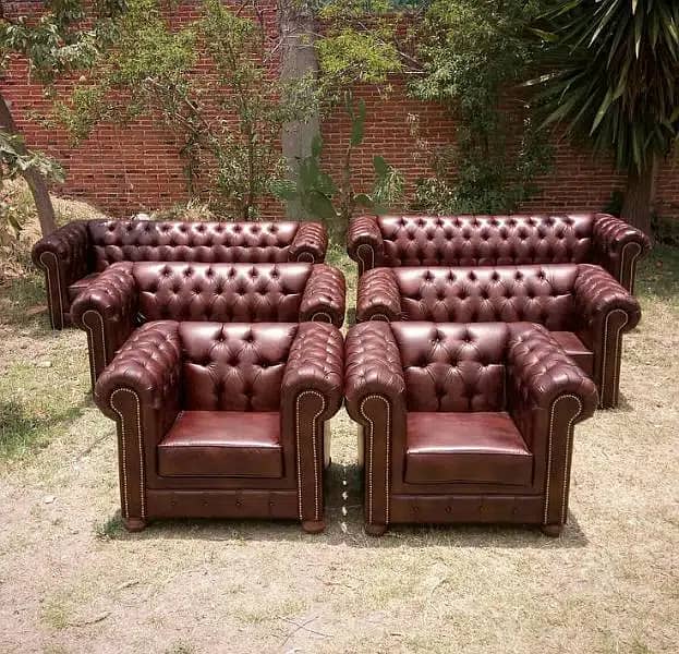 Office Sofas in Leather, Sofa Set ( With 10 Years Warranty ) 9