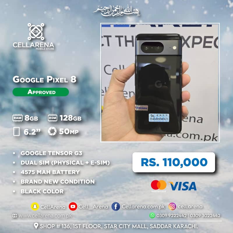 Cellarena GOOGLE PIXEL 8 DUAL SIM Approved 0