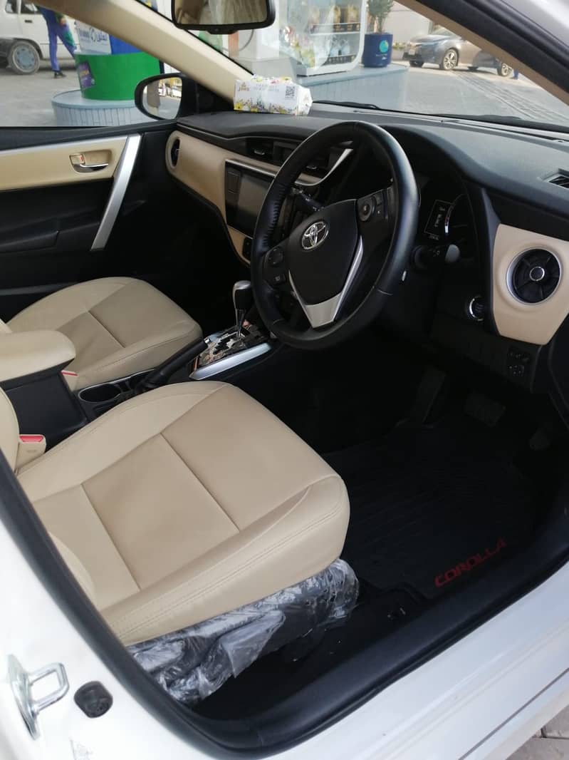 Toyota Corolla Altis Grande X 1.8 Beige Interior 2022 9