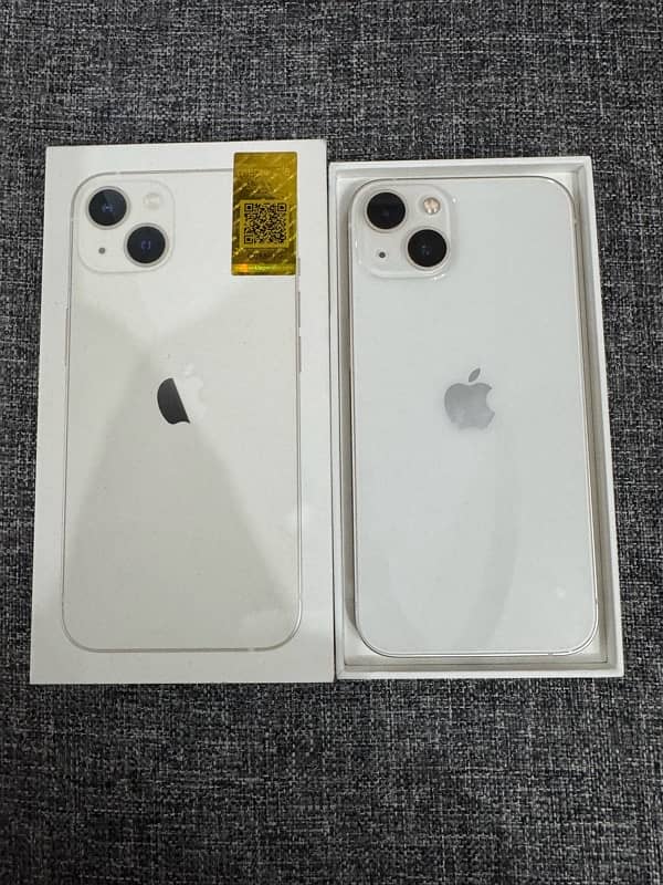 iPhone 13 Starlight 128 GB PTA Approved neat & clean 0