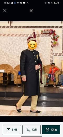 Wedding Dress | Groom sherwani | with qula and shoes free|for sale