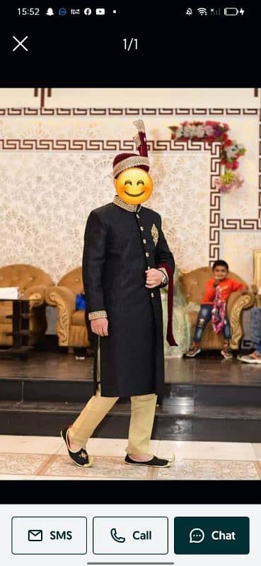 Wedding Dress | Groom sherwani | with qula and shoes free|for sale 0